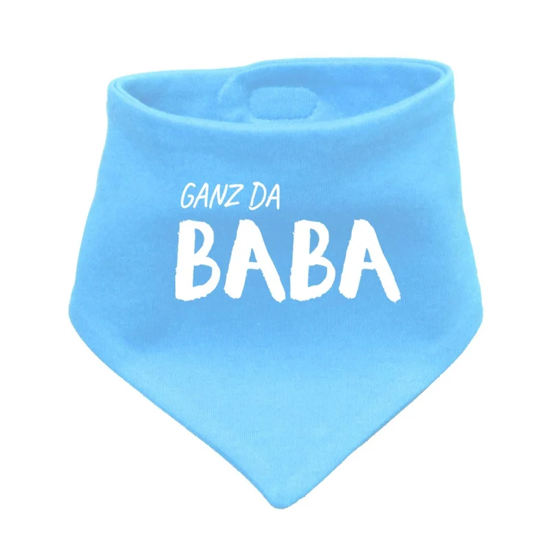 Bayerisches Babyhalstuch "Ganz da Baba!"
