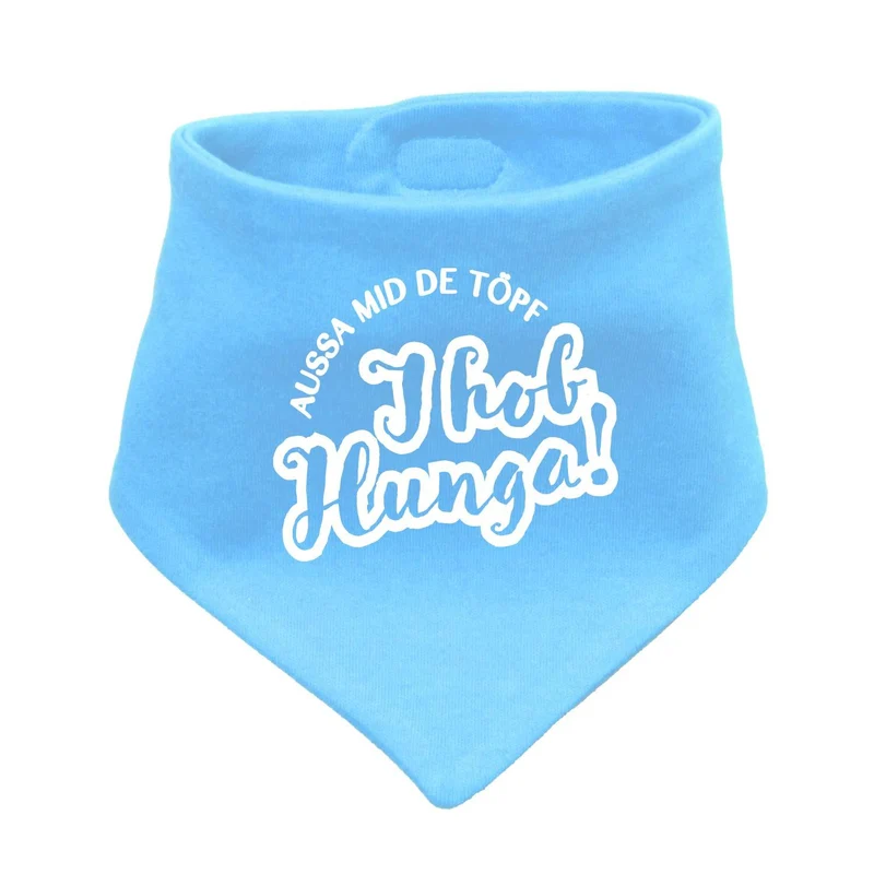 Babyhalstuch "Aussa mid de Töpf…"