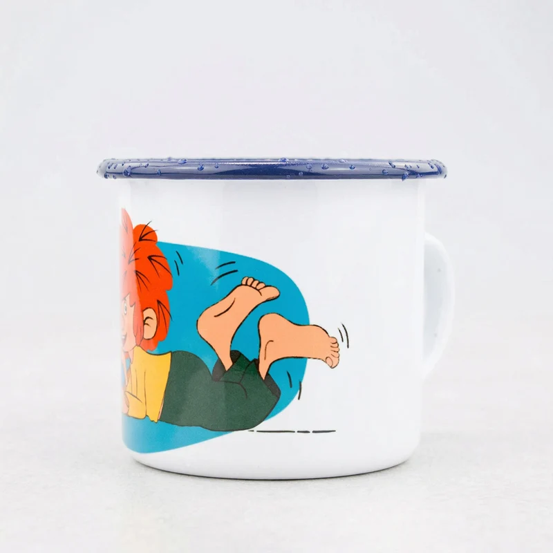 ®Pumuckl Emaille-Tasse "Schaumamoi"