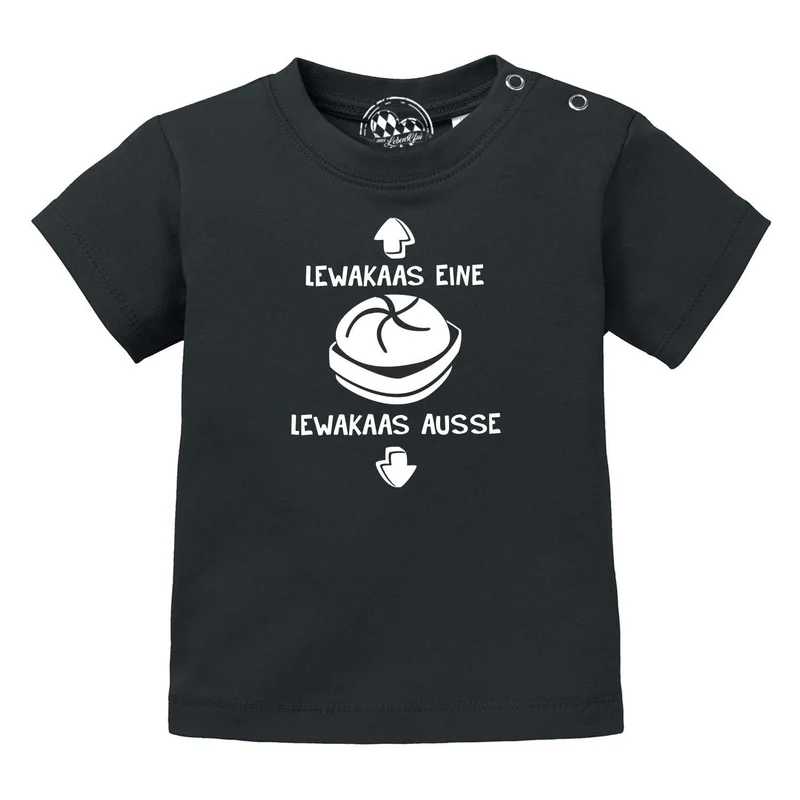 Leberkas Baby Shirt "Lewakaas"