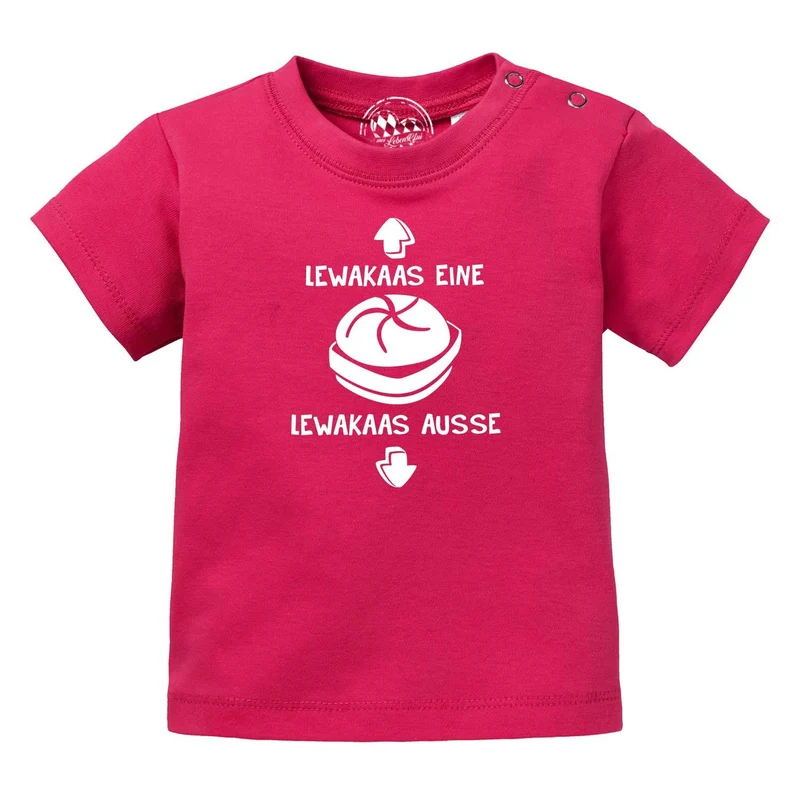 Leberkas Baby Shirt "Lewakaas"