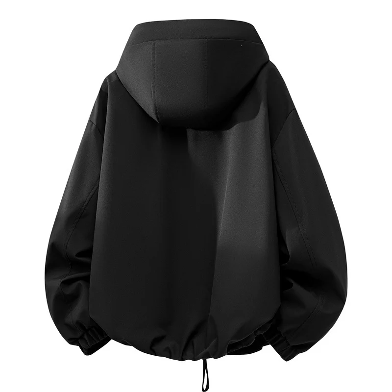 Unisex Oversize Regen- und Windjacke mit Kapuze, wasserabweisender Funktionsmembran Nord Taschen