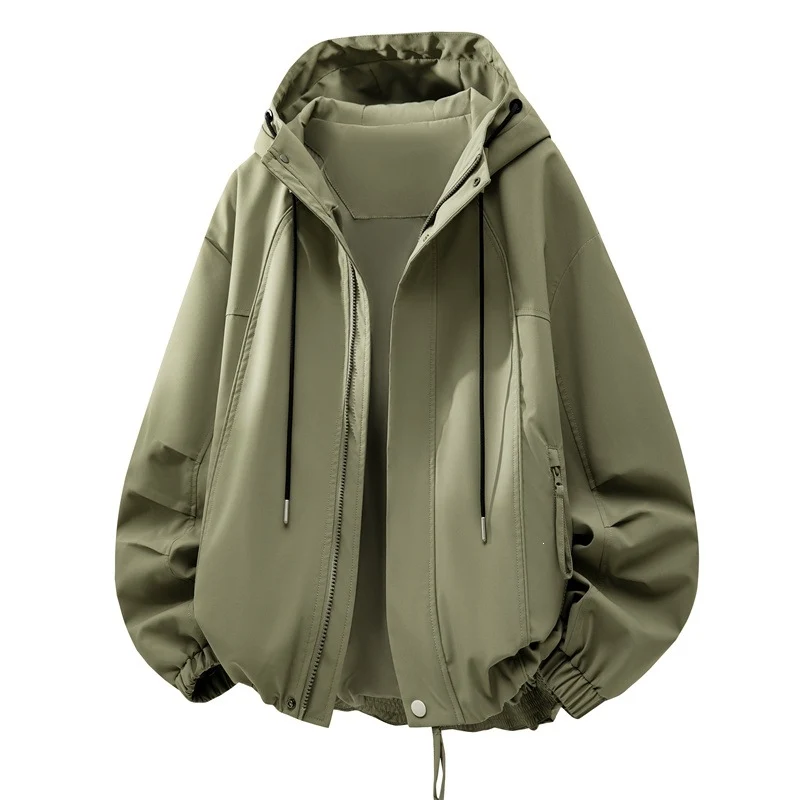 Unisex Oversize Regen- und Windjacke mit Kapuze, wasserabweisender Funktionsmembran Nord Taschen