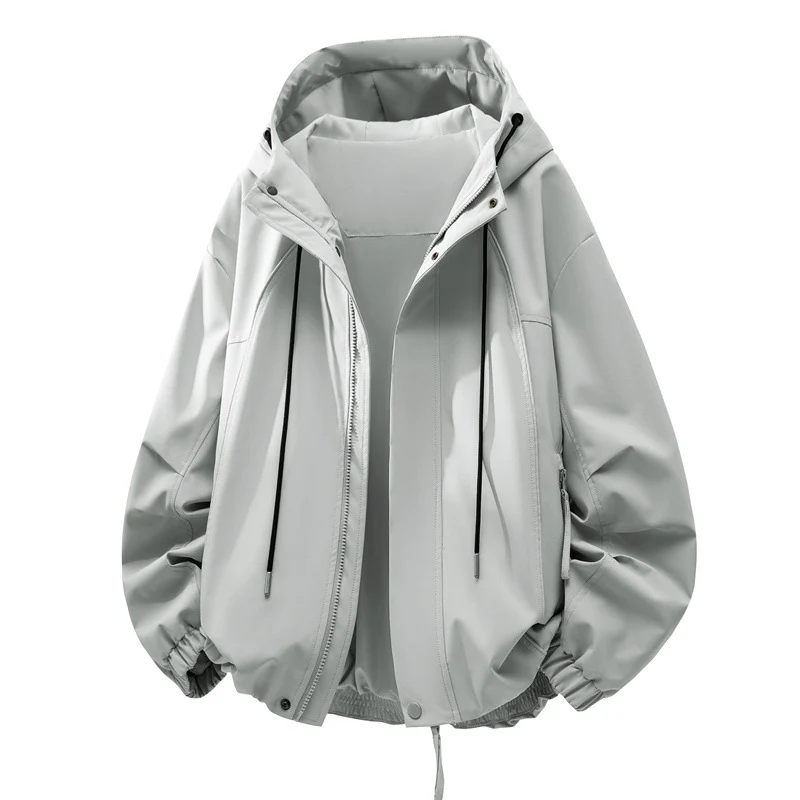Unisex Oversize Regen- und Windjacke mit Kapuze, wasserabweisender Funktionsmembran Nord Taschen