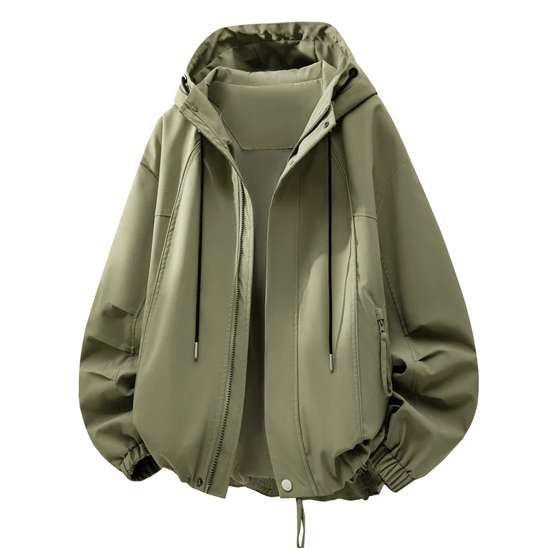 Unisex Oversize Regen- und Windjacke mit Kapuze, wasserabweisender Funktionsmembran Nord Taschen