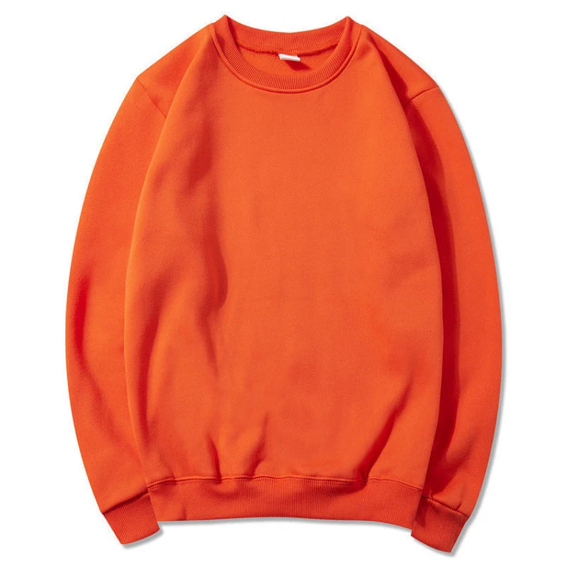 Damen Sweatshirt aus weichem Baumwollmaterial mit Rundhalsausschnitt