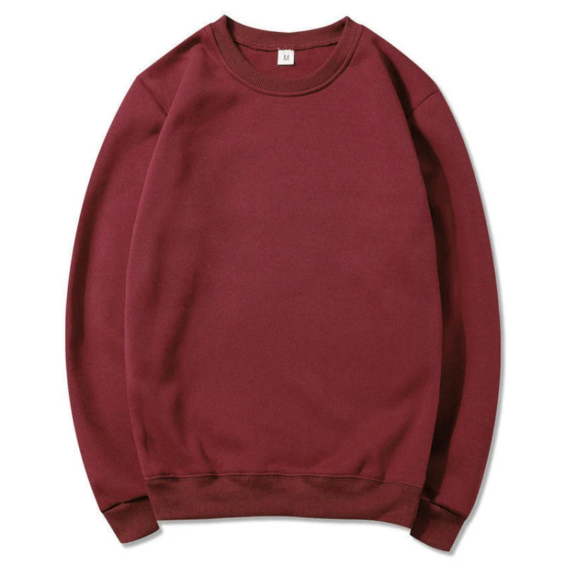 Damen Sweatshirt aus weichem Baumwollmaterial mit Rundhalsausschnitt