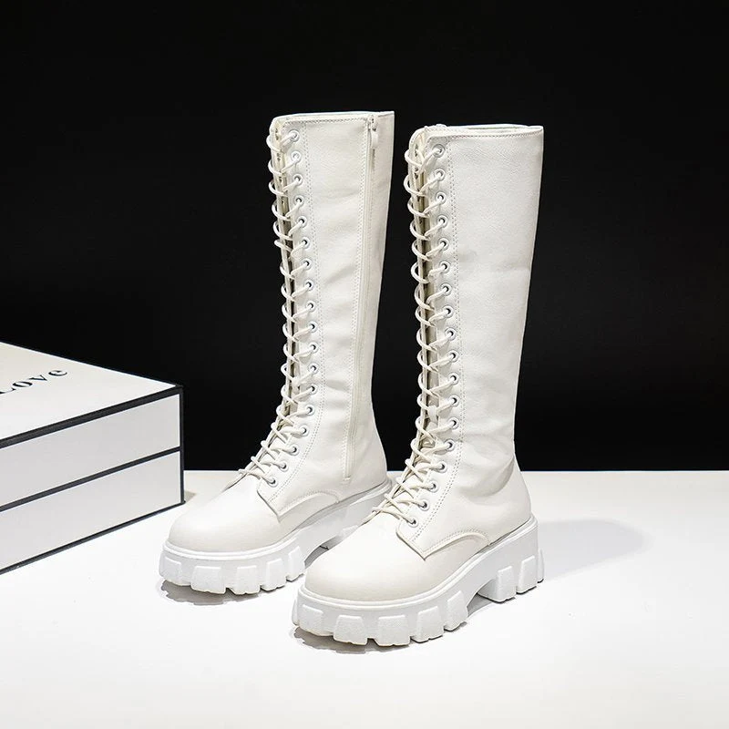 Damen kniehohe Stiefel Stilvolle Kunstleder für Freizeit- und formelle Anlässe - Vittorelli