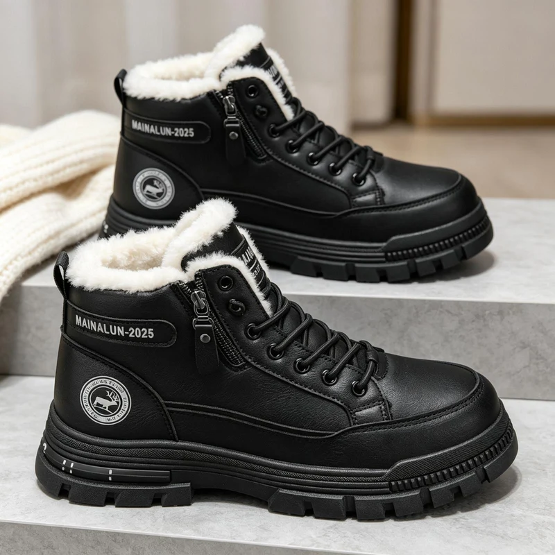 Herren Robuste Winterboots Nord Taschen