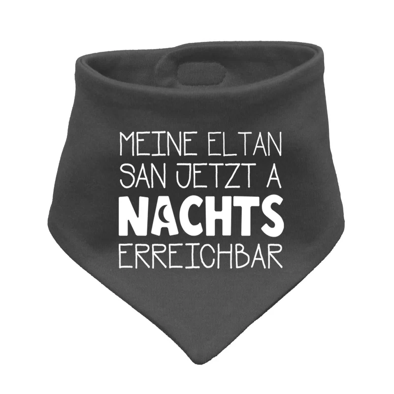 Babyhalstuch "Nachts erreichbar!"