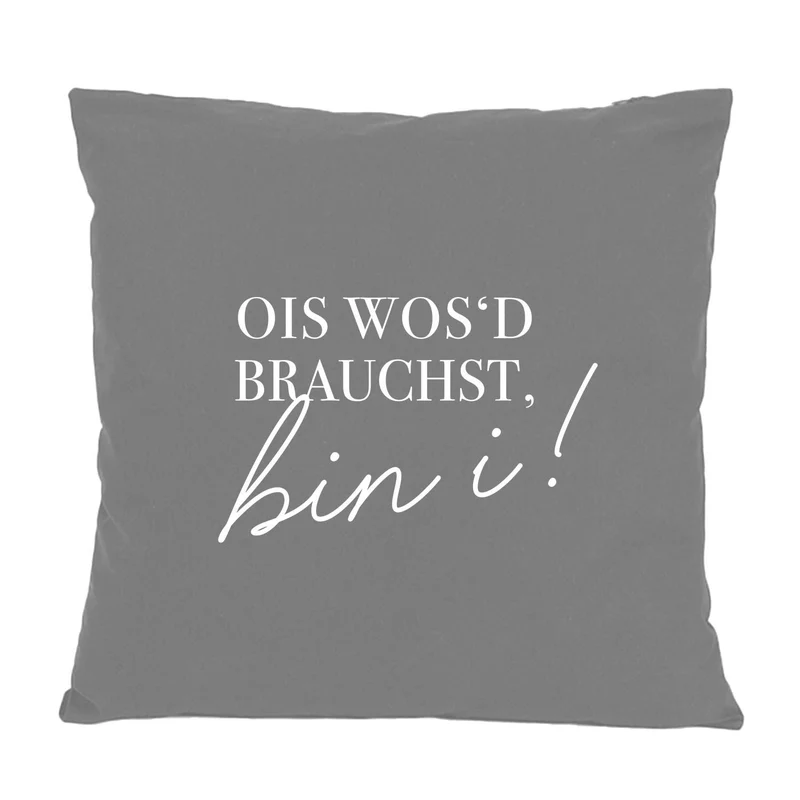 Kissen "Ois wos'd brauchst..."
