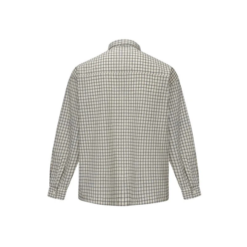 Herren Kariertes Flanellhemd im Overshirt‑Stil mit aufgesetzter Brusttasche Nord Taschen