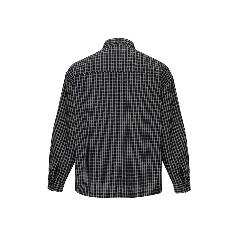 Herren Kariertes Flanellhemd im Overshirt‑Stil mit aufgesetzter Brusttasche Nord Taschen