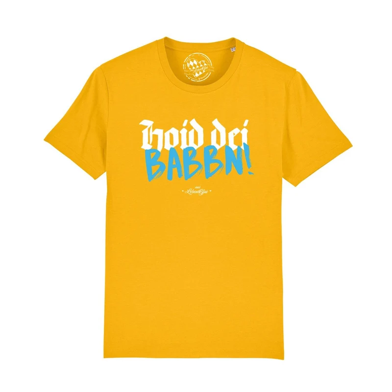 Herren T-Shirt "Hoid dei Babbn"