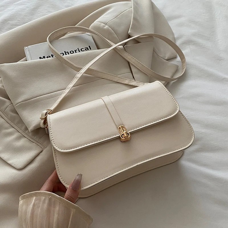 Damen elegante Umhängetasche mit hochwertiger Lederverarbeitung und edlem Verschluss Nord Taschen