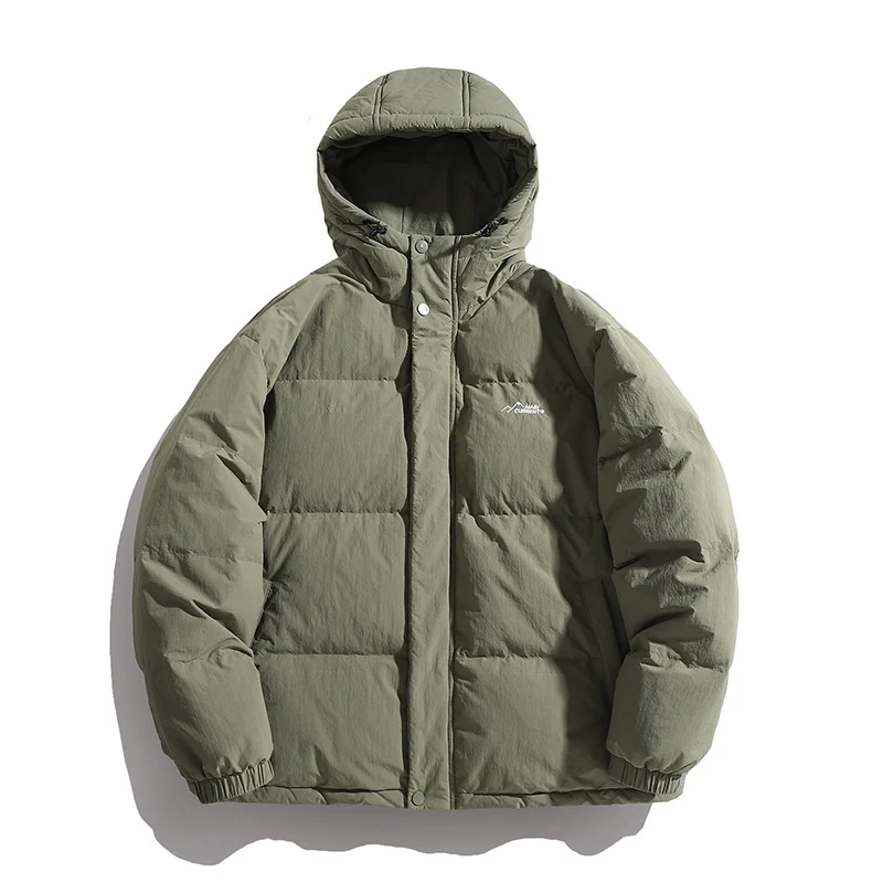 Unisex Wattierte Kapuzensteppjacke im Boxy Schnitt mit Thermofüllung und winddichter Hülle Nord Taschen