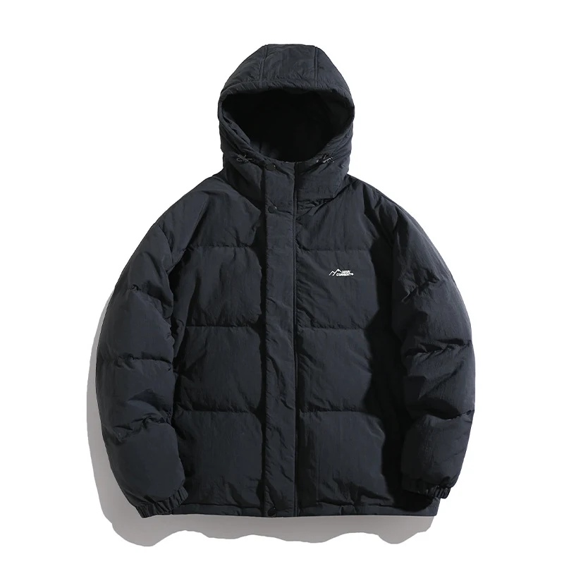 Unisex Wattierte Kapuzensteppjacke im Boxy Schnitt mit Thermofüllung und winddichter Hülle Nord Taschen