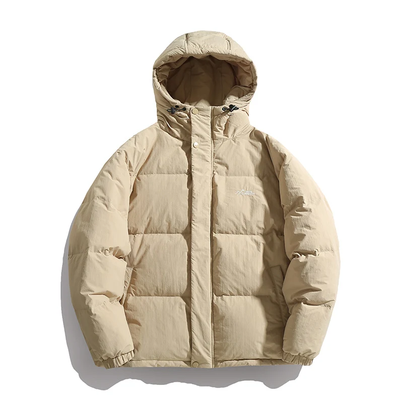 Unisex Wattierte Kapuzensteppjacke im Boxy Schnitt mit Thermofüllung und winddichter Hülle Nord Taschen