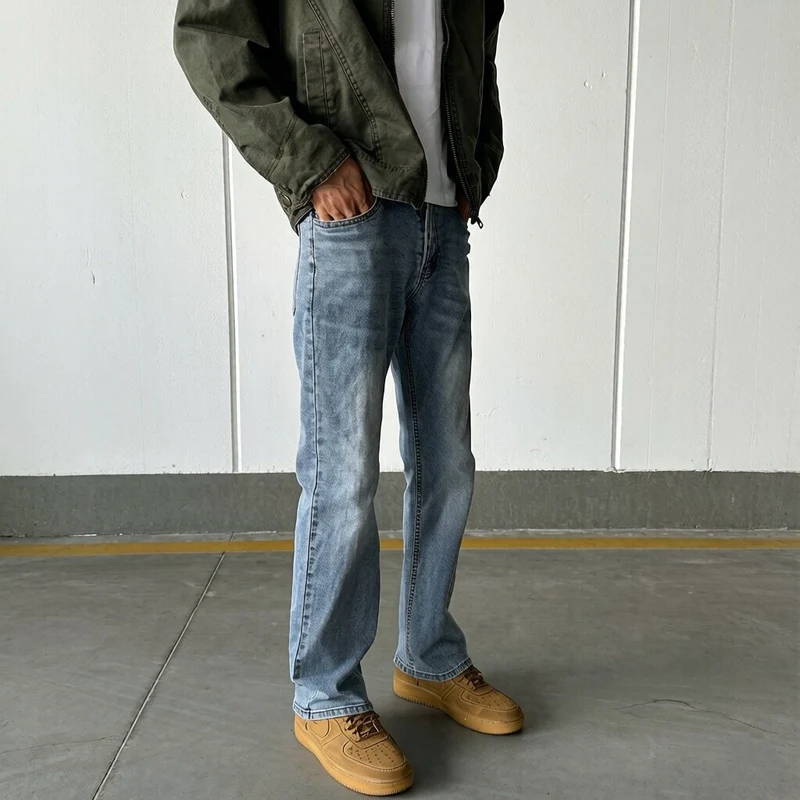 Herren Klassische Jeanshose Nord Taschen