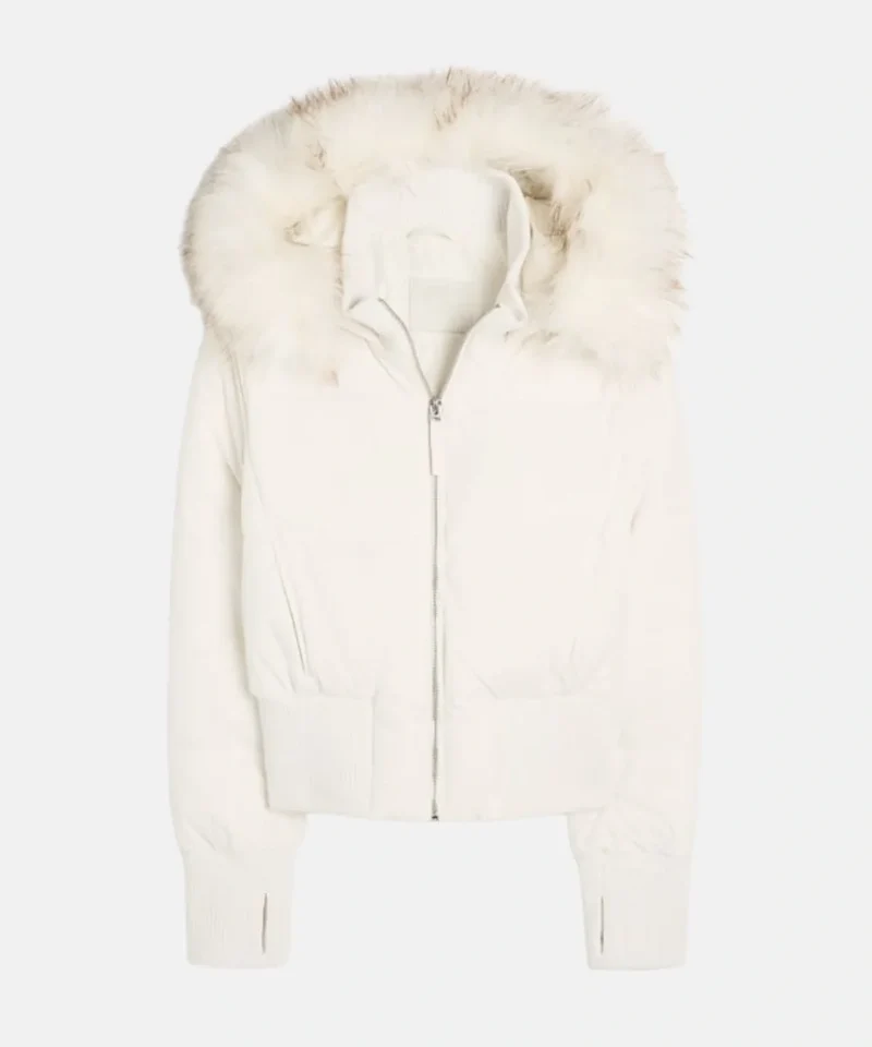 Damen Gesteppte Winterjacke mit Kapuze & Kunstfellbesatz | Avellé