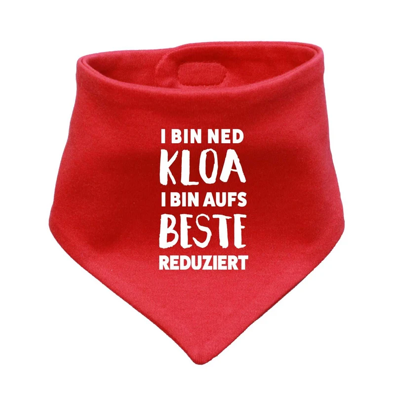 Bayerisches Babyhalstuch "aufs Beste reduziert"