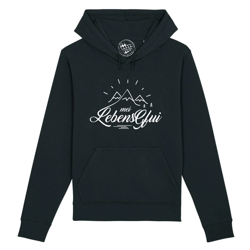 Damen Hoodie "Mei LebensGfui"