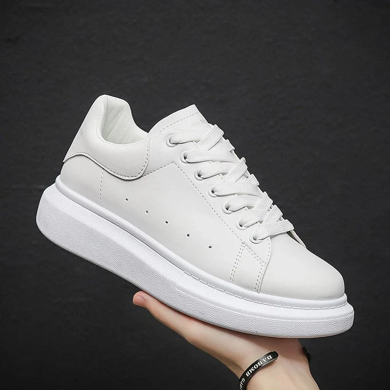 Plattform Sneakers mit Dicker Sohle