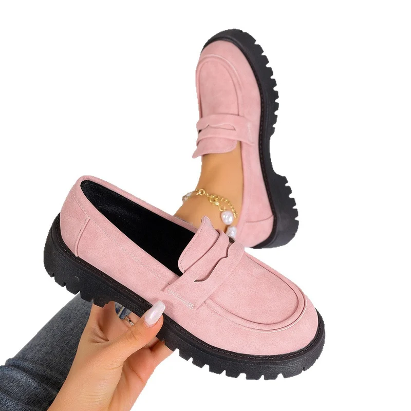 Damen Mokassins mit rutschfester Profilsohle und modischem Wildlederlook Nord Taschen