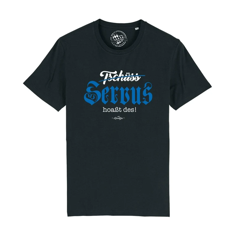 Herren T-Shirt "Servus hoaßt des!"