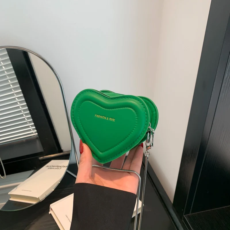 Damen Herzförmige Clutch Nord Taschen