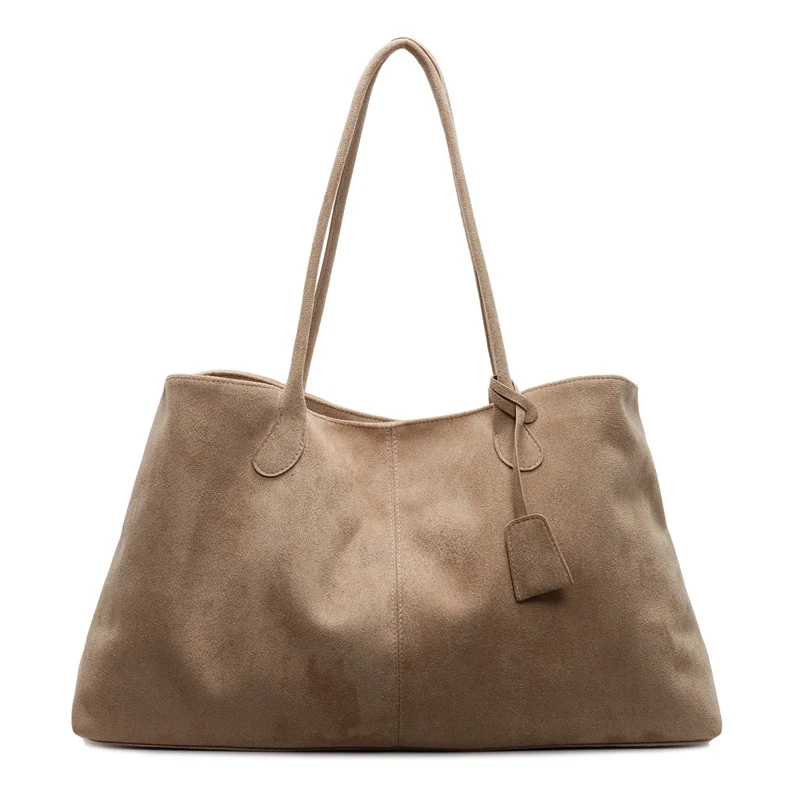 Damen elegante Shopper-Tasche aus hochwertigem Wildleder Vittorelli