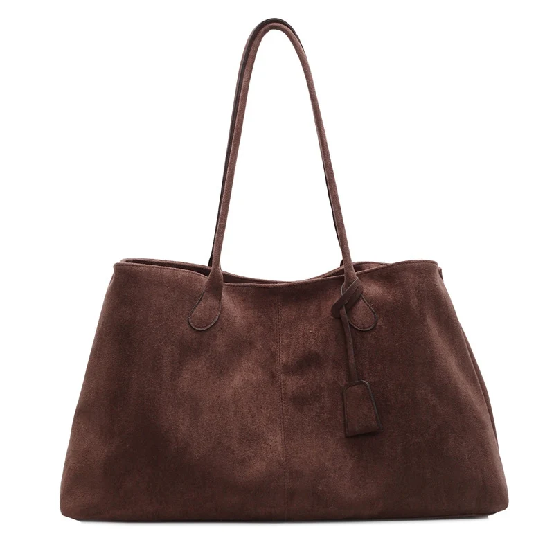 Damen elegante Shopper-Tasche aus hochwertigem Wildleder Vittorelli