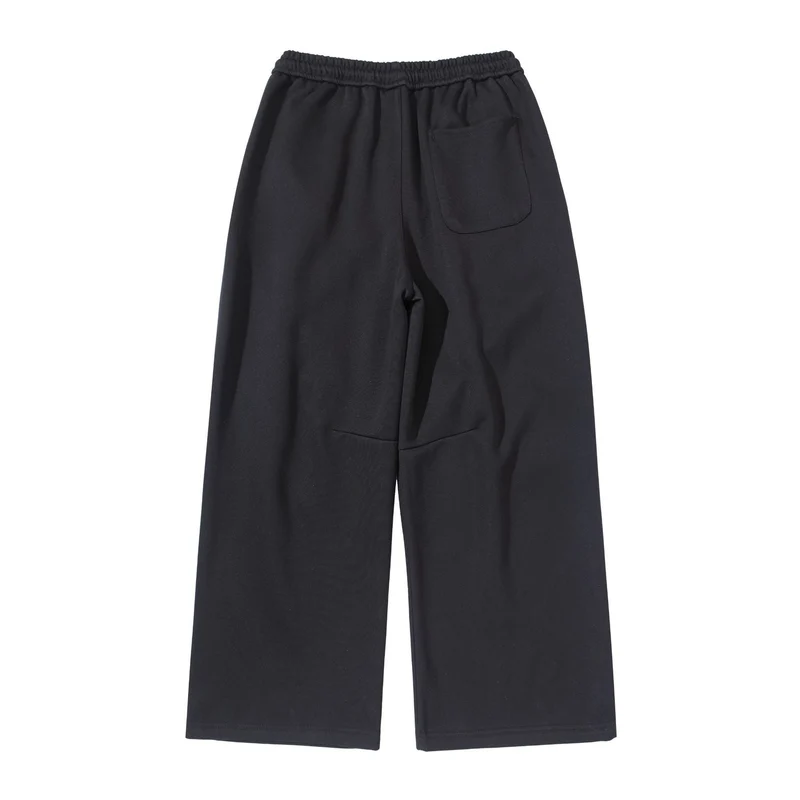 Damen Weite Cropped-Jogginghose aus French-Terry mit hohem Elastikbund, Kordelzug und Eingrifftaschen Nord Taschen