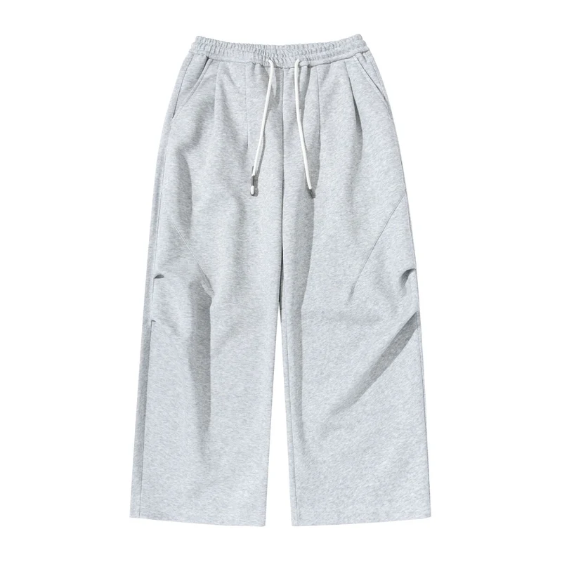 Damen Weite Cropped-Jogginghose aus French-Terry mit hohem Elastikbund, Kordelzug und Eingrifftaschen Nord Taschen