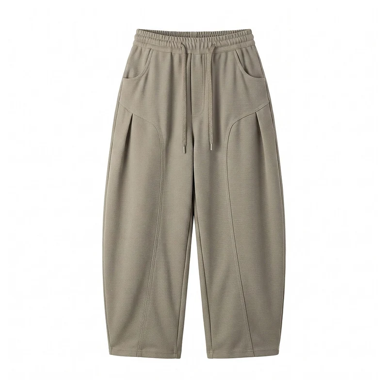 Damen Weite Cropped-Jogginghose Nord Taschen