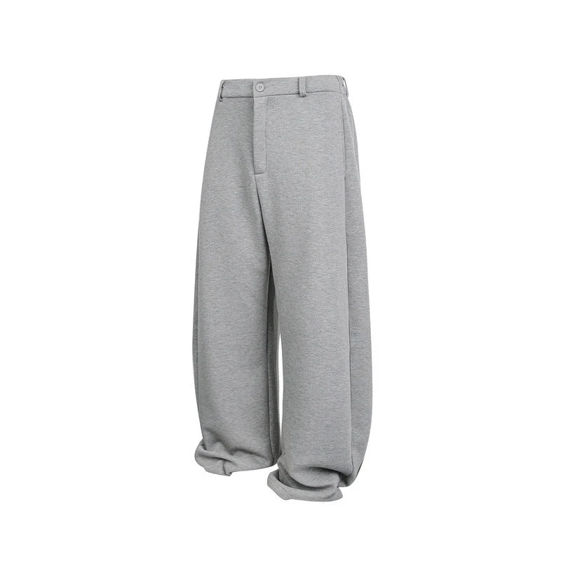 Damen Weite Cropped-Sweathose mit Gürtelschlaufen, Bundfalten und ballonförmigem Saum Nord Taschen