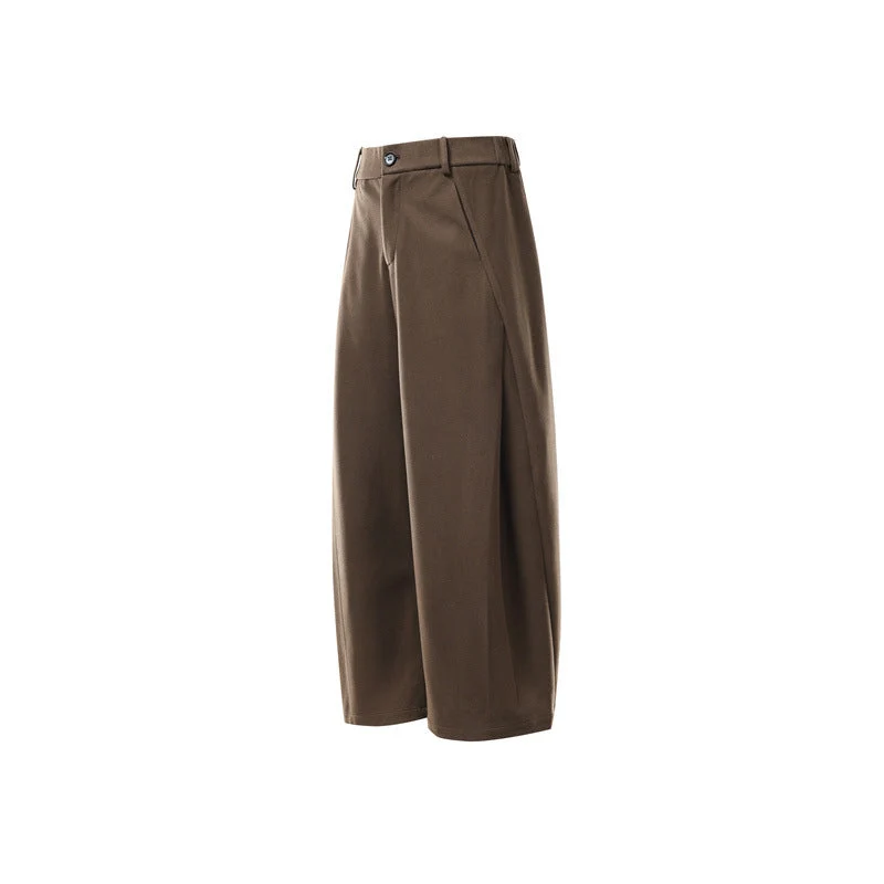 Damen Weite Culotte-Hose aus formstabilem Ponte mit hoher Taille und verdecktem Komfortbund Nord Taschen