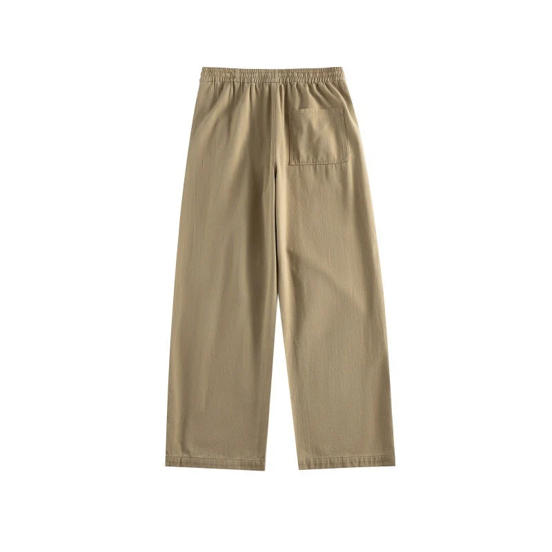 Damen Weite Culotte-Hose im Utility-Stil mit elastischem Bund, Tunnelzug und aufgesetzten Taschen Nord Taschen