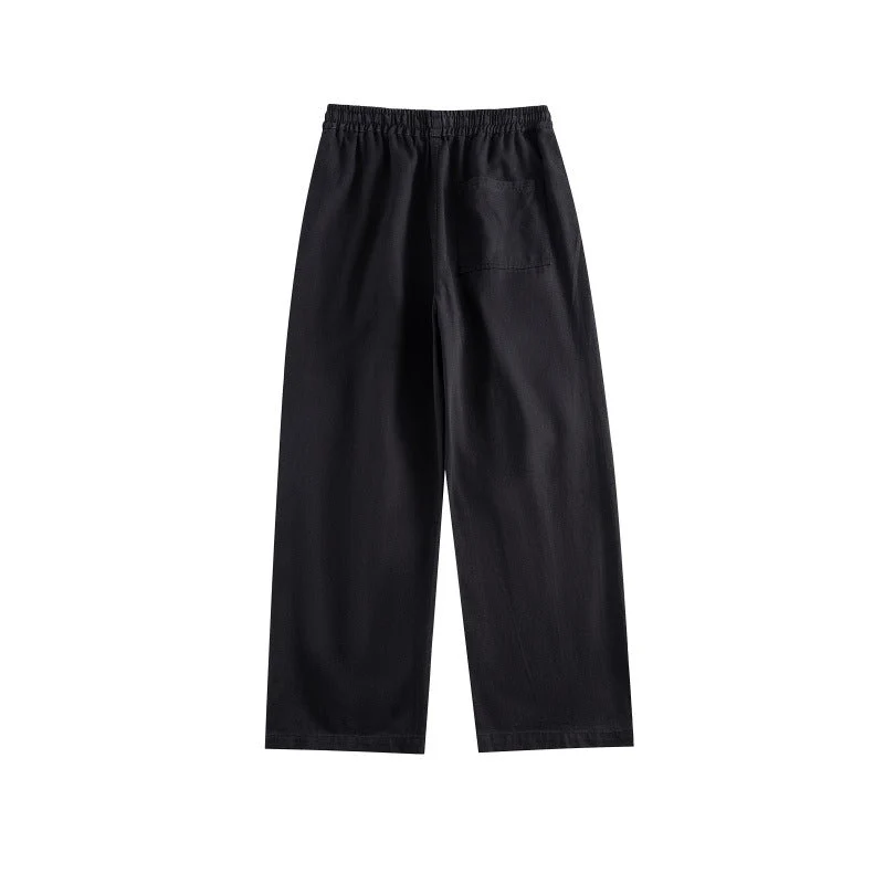 Damen Weite Culotte-Hose im Utility-Stil mit elastischem Bund, Tunnelzug und aufgesetzten Taschen Nord Taschen