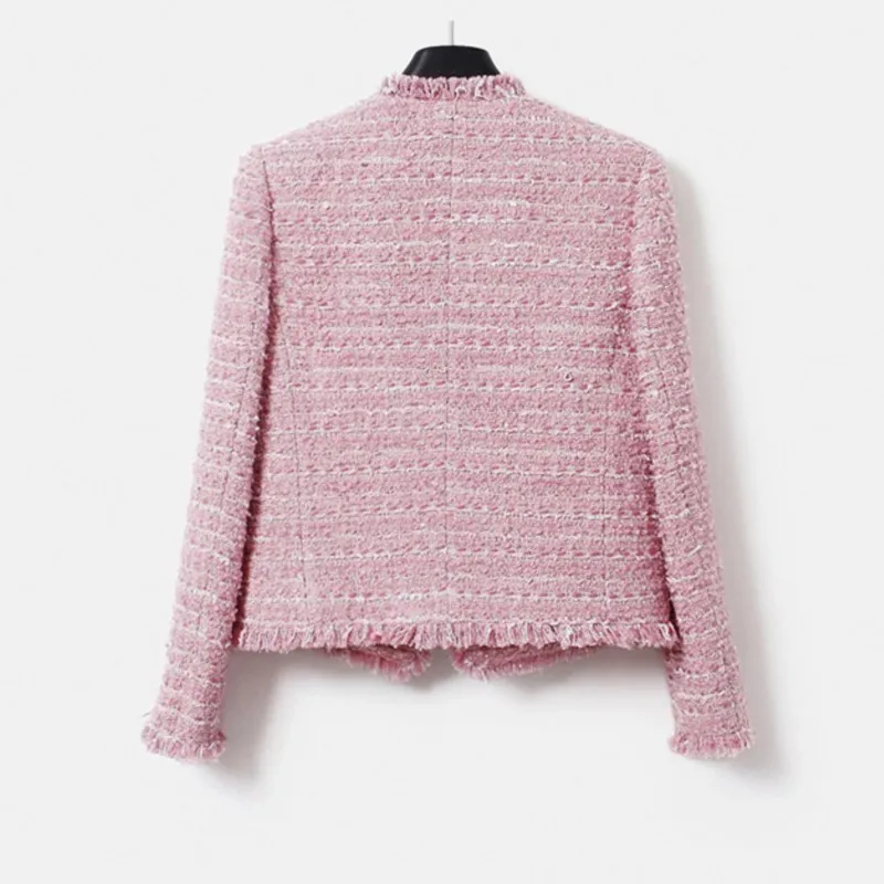 Jacke Aus Größem Tweed Herbst/Winter Socialite Quastendesign - Vittorelli