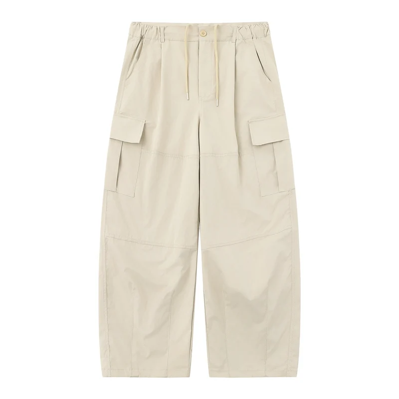 Herren Cargo-Caprihose mit elastischem Bund, Tunnelzug und Utility‑Taschen Nord Taschen