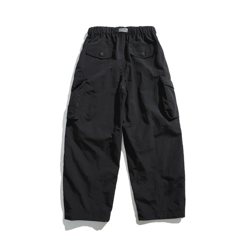 Herren Cargo-Hose im Utility‑Stil mit elastischem Bund und integriertem Gurt Nord Taschen