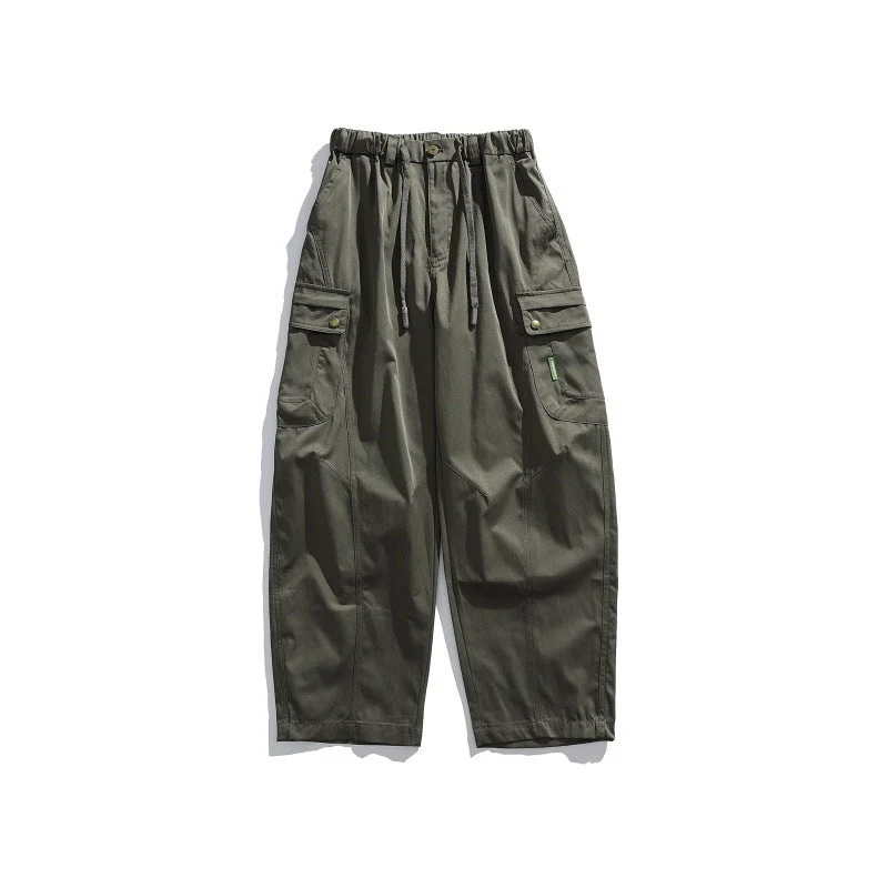 Herren Cargo-Hose mit elastischem Bund, Tunnelzug und multiplen Utility-Taschen Nord Taschen