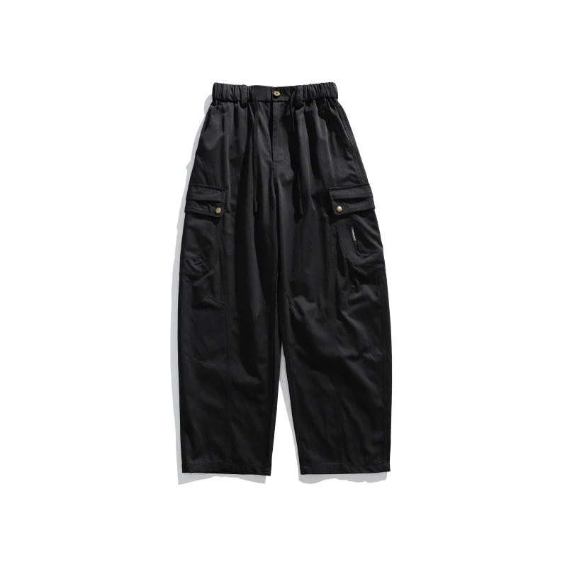 Herren Cargo-Hose mit elastischem Bund, Tunnelzug und multiplen Utility-Taschen Nord Taschen