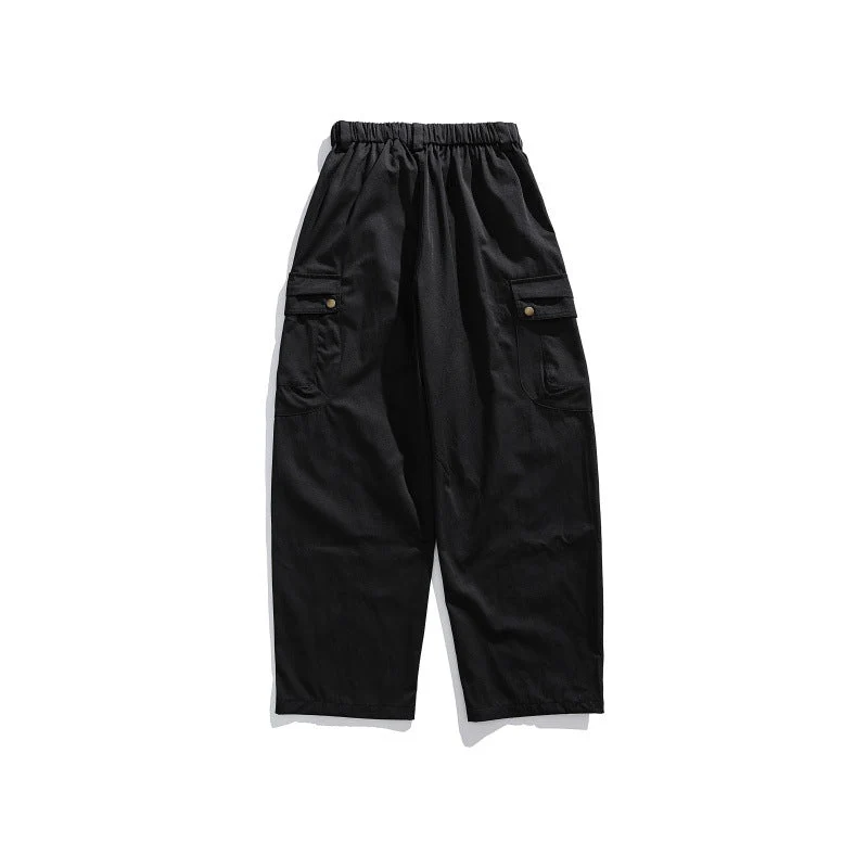 Herren Cargo-Hose mit elastischem Bund, Tunnelzug und multiplen Utility-Taschen Nord Taschen