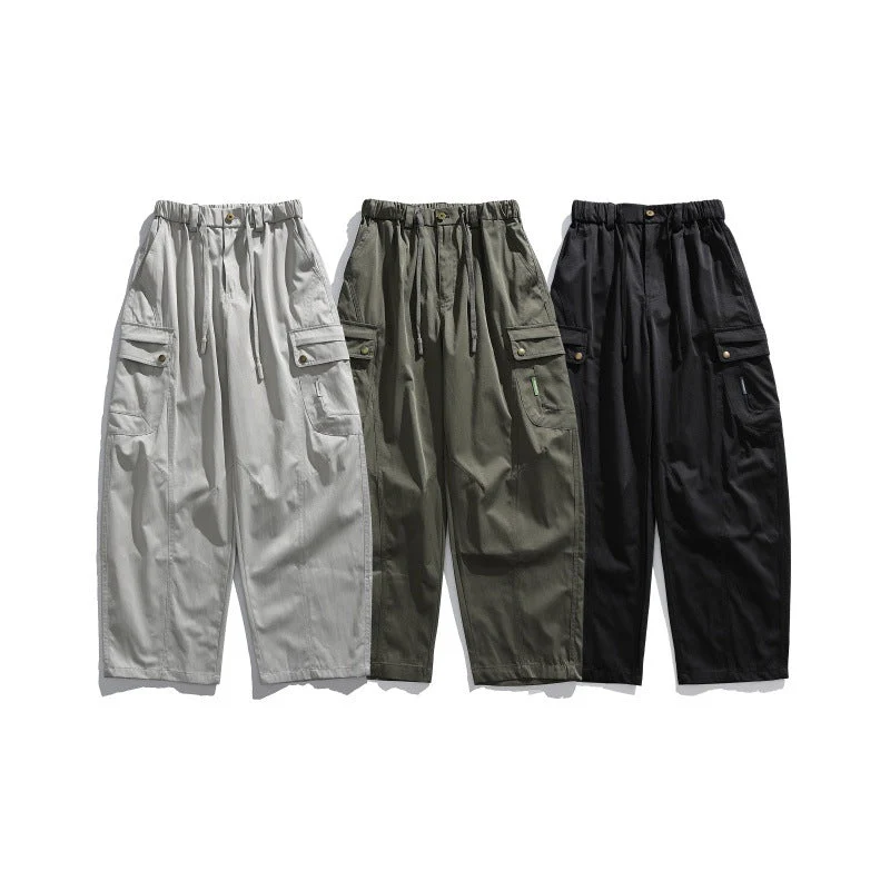 Herren Cargo-Hose mit elastischem Bund, Tunnelzug und multiplen Utility-Taschen Nord Taschen