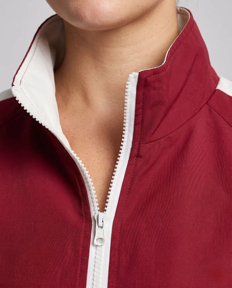 Unisex Wende-Übergrößen-Windbreaker mit Stehkragen, Kontrastdetails und Kordelzugsaum Nord Taschen