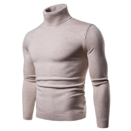 Herren Rollkragenpullover aus feiner Merinowolle