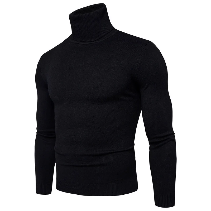 Herren Rollkragenpullover aus feiner Merinowolle
