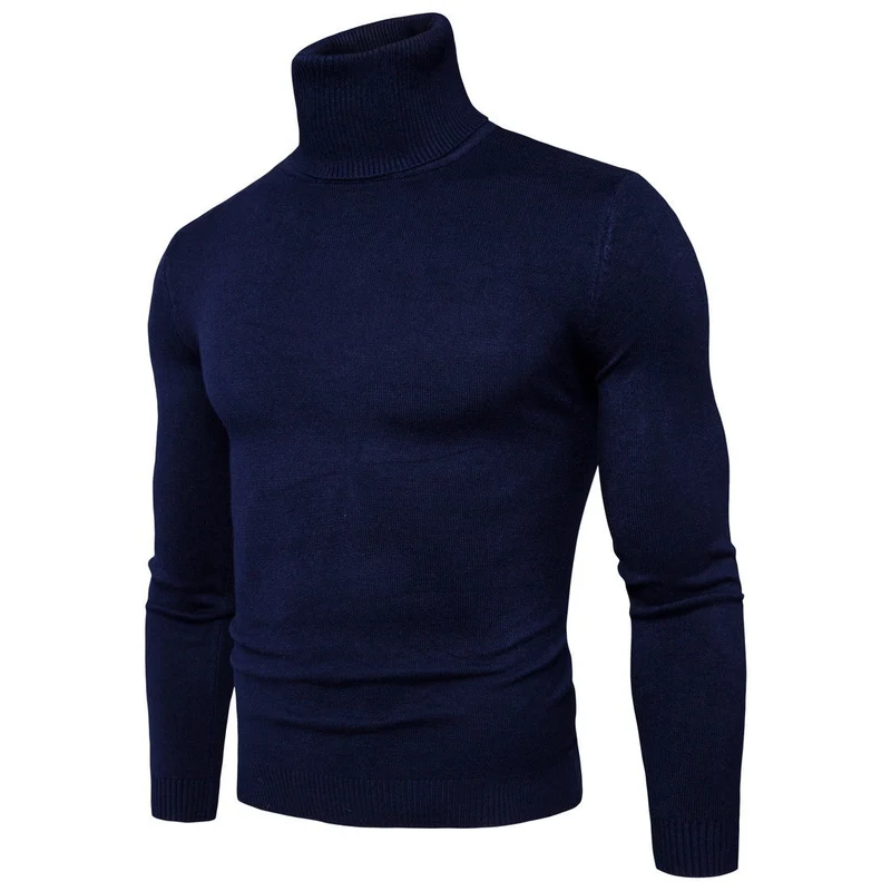 Herren Rollkragenpullover aus feiner Merinowolle
